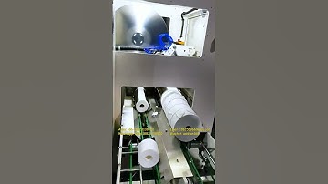 Toilet roll and maxi roll cutting machine tissue paper machine  #machine #tissuepackingmachine