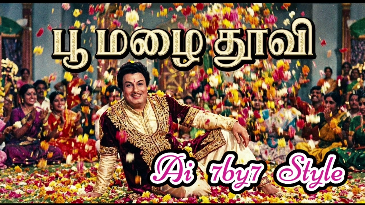 பூ மழை தூவி | Ai Remix Songs | 7by7 Music Style