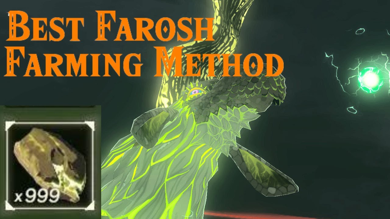 Most Efficient Way To Farm Farosh Dragon Parts | Zelda Breath of the