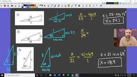 Section 6.2 Notes - Right Triangle Trigonometry