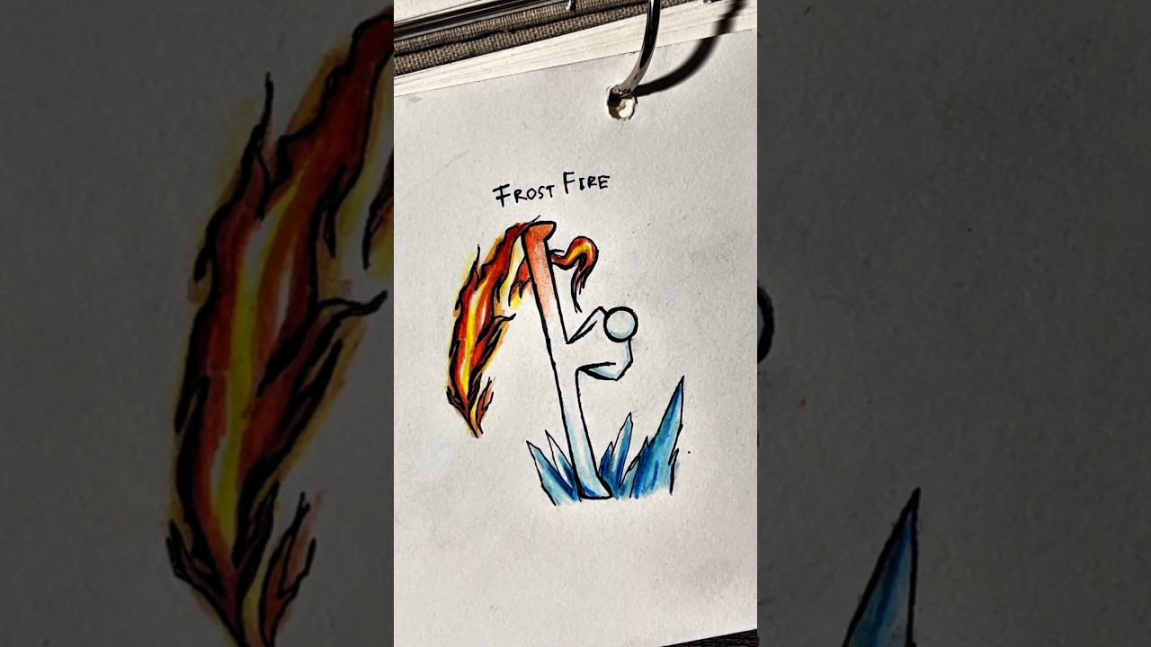 Easy to draw chinese military dance pose with(emerald x ruby & frost fire)