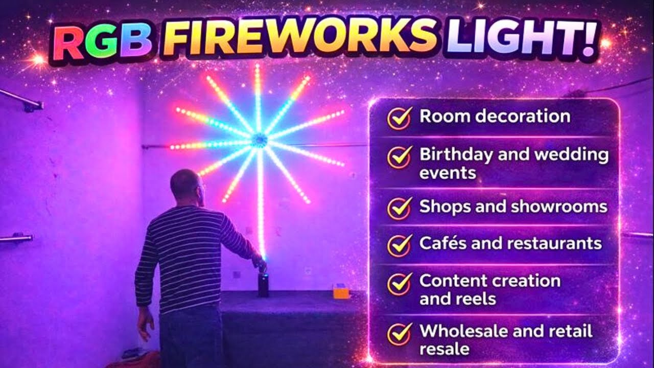 RGB fireworrkes light |  Aps Smart Control IC LED RGB Fireworks Light | light | RGB lighht