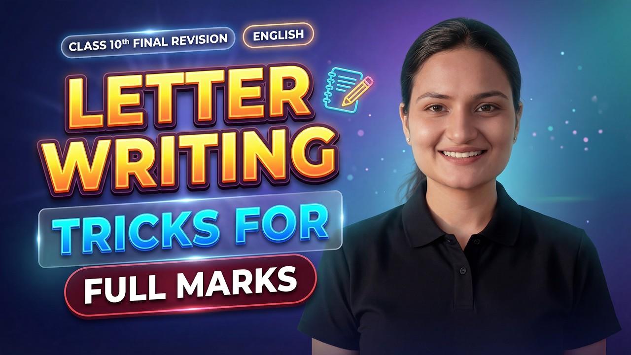 Letter Writing Tricks To Score Full Marks In Class 10th CBSE Boards 2026 Exam 😱🔥