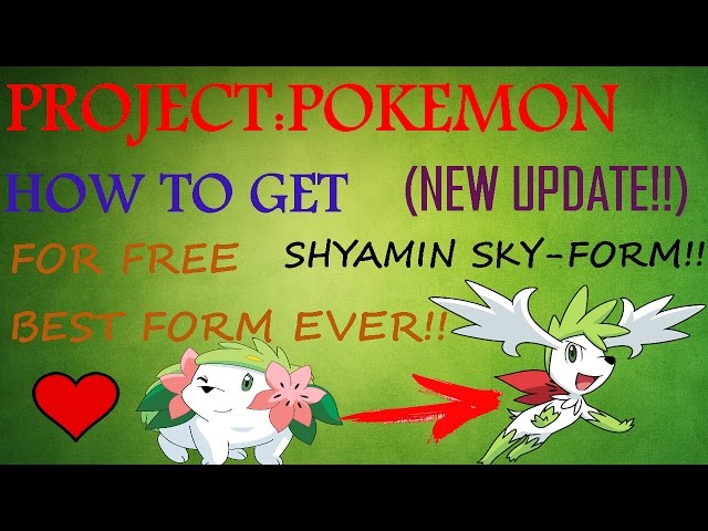 Sky Form Shaymin??? - Miscellaneous Help - Project Pokemon Forums