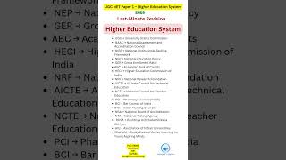 UGC NET Paper 1 Higher Education System | Most Important Topics, PYQs & Expected Questions 2026 June