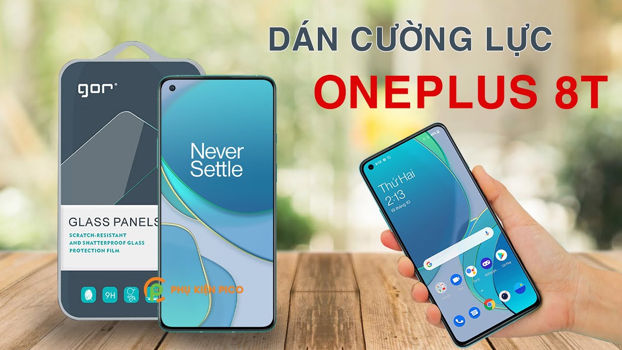 Dán cường lực Oneplus 8T chính hãng Gor bộ 2 miếng độ... - youtube