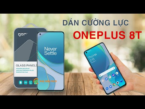 Video Dán cường lực Oneplus 8T chính hãng Gor bộ 2 miếng độ... - youtube