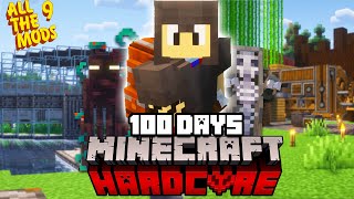 I Survived 100 days of ALL THE MODS 9 in Hardcore Minecraft