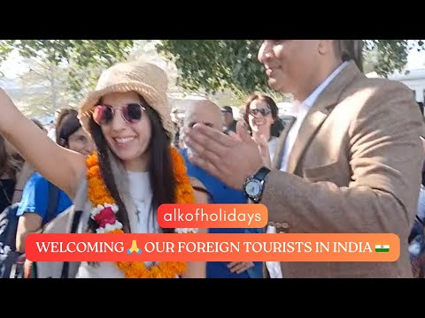 Foreign Travelers Experiencing the Real India❤️