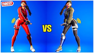 Fortnite Ruby Vs Hangtime Ruby Showcase Thicc 🍑😘Emote Battle 😍Best Tiktok Emotes & Dances🔥 Who Won ?
