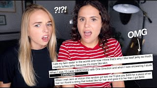 REVEALING YOUR EMBARRASSING SECRETS