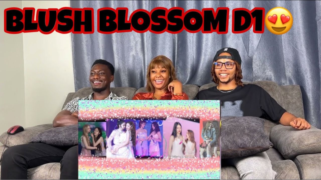 Blush Blossom fan fest day 1 tiktok edits compilation | REACTION