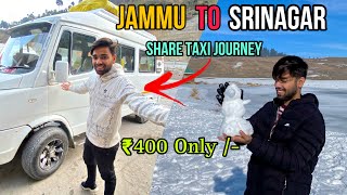 Jammu to Srinagar Share Taxi Journey Aise jate hai Kashmir