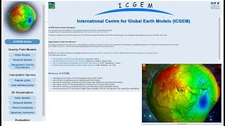 Get Gravity Value from #EGM2008 | #ICGEM