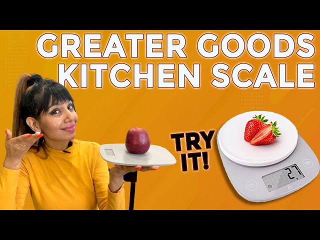 GREATER GOODS KITCHEN SCALE - REVIEW AND HOW TO USE!?!#kitchengadgets  #kitchentools #kitchenitems 