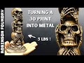 Turn a 3D PRINT into METAL - Lost PLA Metal Casting - Three Wise Skulls