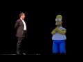 Homer Simpson Addresses a Live Audience