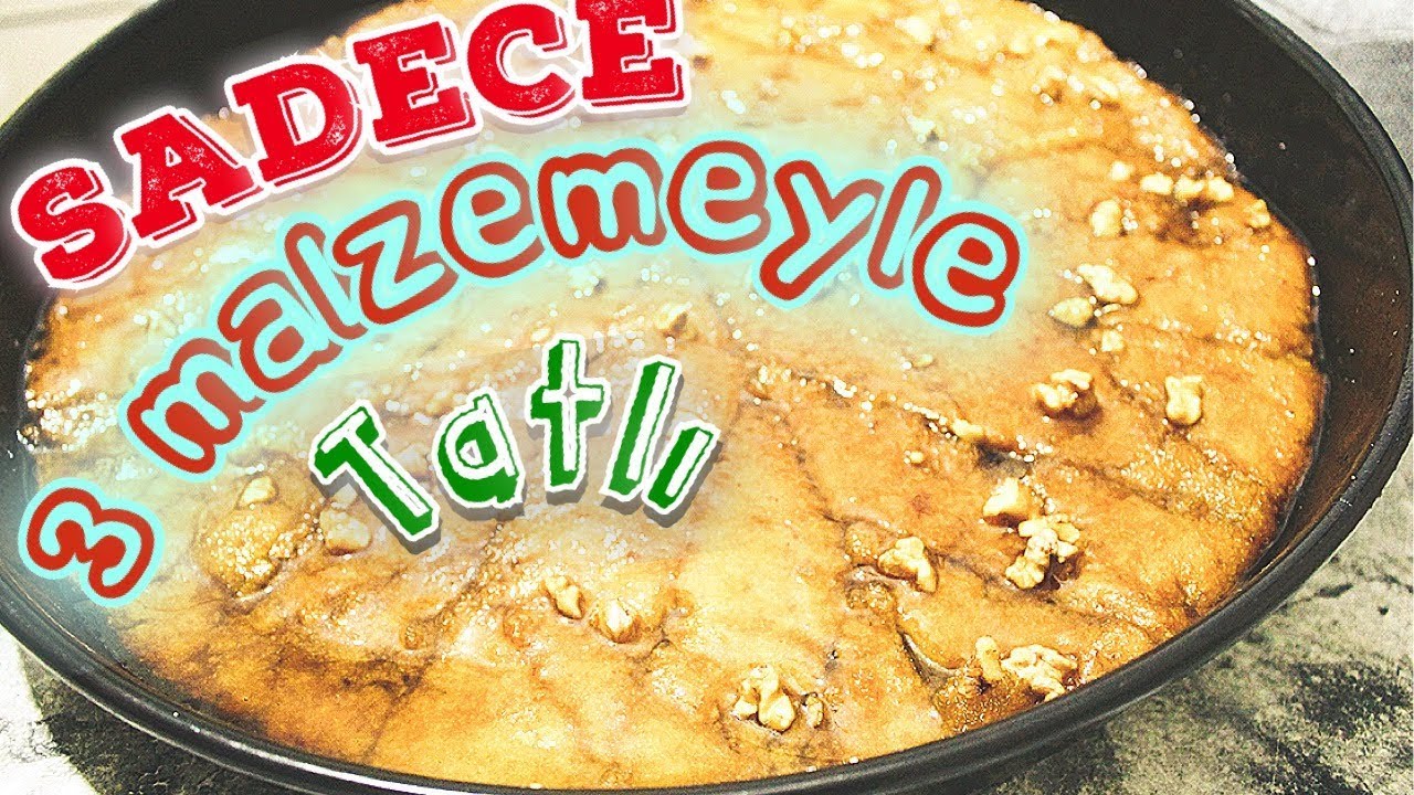 ŞAM TATLISI TARİFİ (UN YOK,YUMURTA YOK),pratik yemek tarifleri
