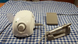 : My New Professional nail Drill e-File review and DEMONSTRATION