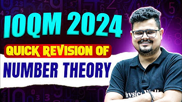 NUMBER THEORY : Quick Revision in One Shot || IOQM 2024 Preparation 🔥