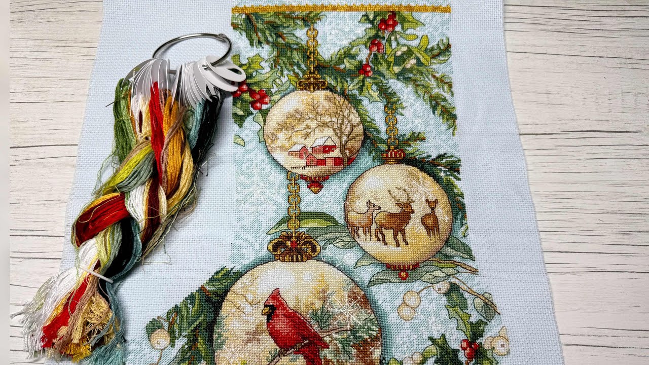 Февральский влог 4/ рядность в вышивке полукрестом/ Dimensions, Риолис / Вышивка крестом