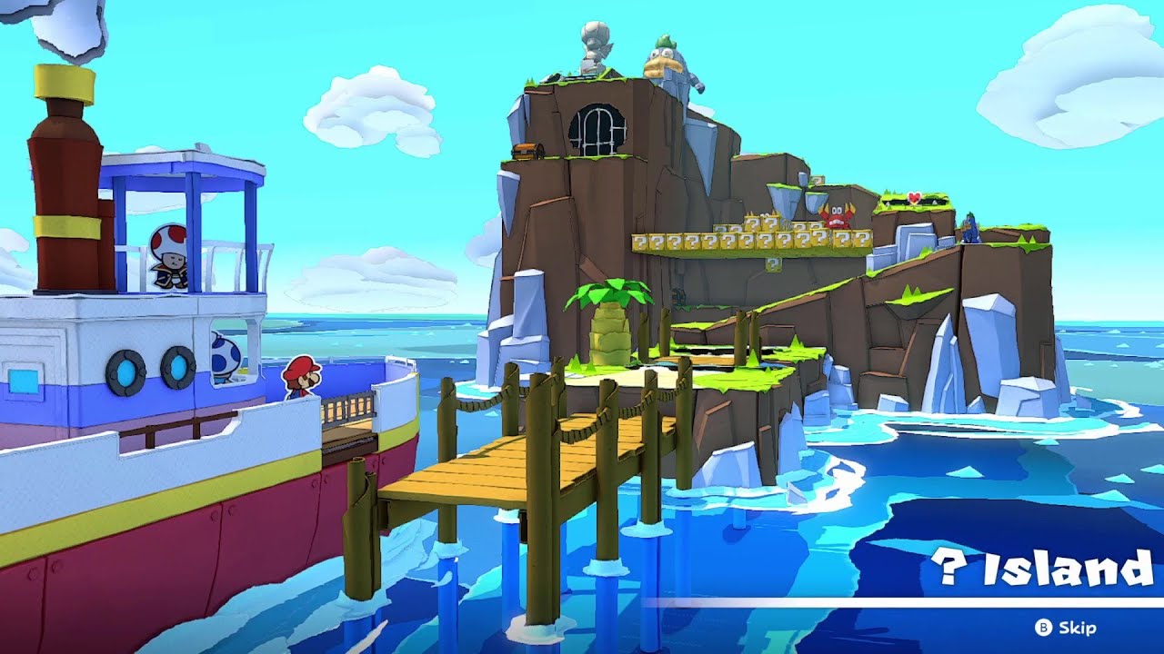 Paper Mario The Origami King Part 32 Question Mark Island YouTube
