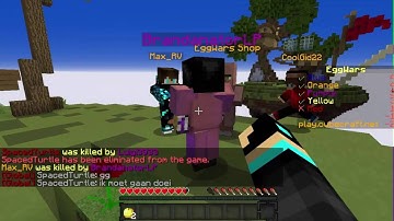 anti knock back hacker in egg wars team in Cube Craft