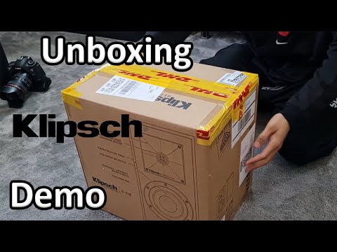 Klipsch R-41M unboxing