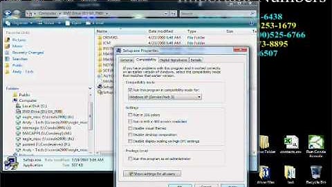Install and Run Older Software on Vista or Windows 7 -