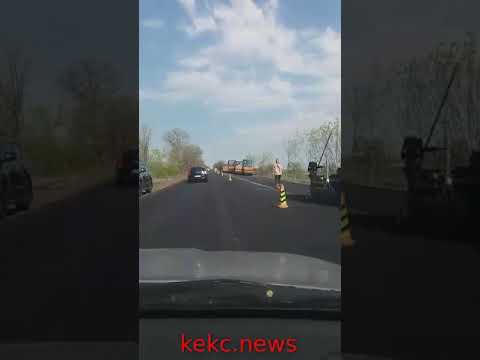 Начался ремонт дороги Одесса-Вознесенск
