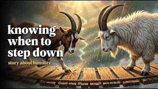 Pride and Humility story | Story of two Goats on a bridge.