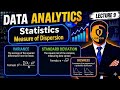 Lec 9: Statistics 6 - Measure of Dispersion : Variance and Standard Deviation.