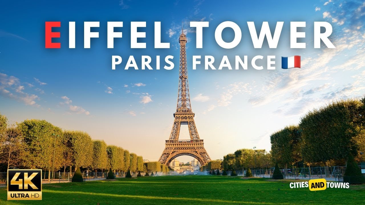 Eiffel Tower, Paris, France 🇫🇷 in 4K Video by Drone ULTRA HD - Flying ...