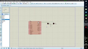 Led Flip-flop ATmega32 menggunakan Proteus 8 dan CVAVR