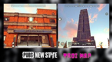 PUBG NEW STATE - TROI MAP || ALL LOCATIONS EXPLORED || PART-3 || WATER GLITCH IN PUBG NEW STATE ||