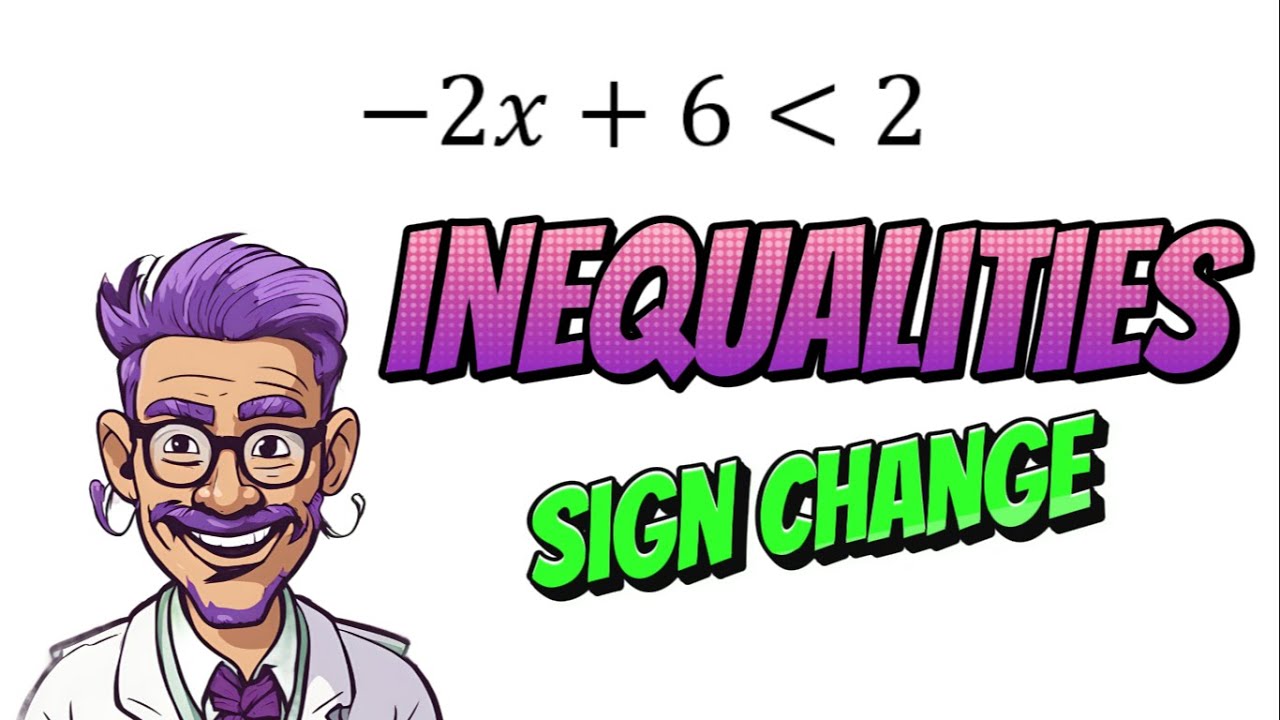 Inequalities with a sign change (Grade 10 Math)