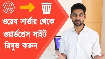How to delete WordPress website from hosting server?