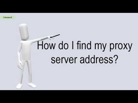 Video: Cum îmi găsesc serverul proxy WiFi?