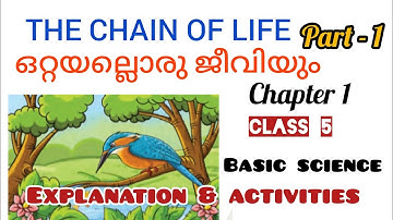 THE CHAIN OF LIFE /CLASS 5 /EXPLANATION/QUESTION ANSWERS/ UNIT 1