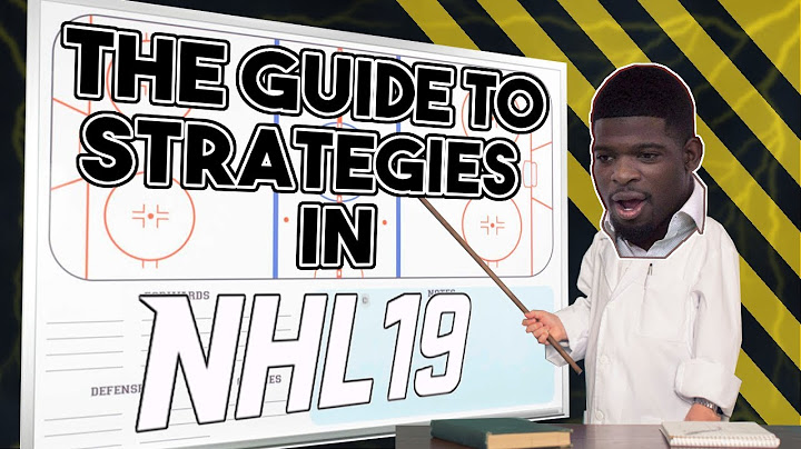 The Guide to STRATEGIES in NHL 19! Breakdown of each setting and what it does!