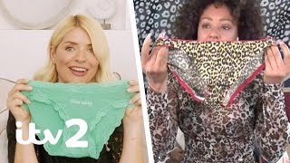 Holly Willoughby & Mel B Show Off Their Most Embarrassing Knickers | Celebrity Juice: Lockdown