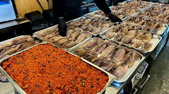 You Won’t Believe This! INSANE Whole Squid Sausage That Sells Out Every Day | Korean Street Food