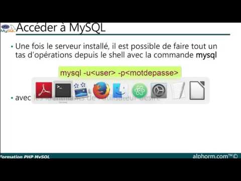 Alphorm.com | Tuto PHP MySQL | Installer MySQL