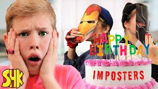 noahs birthday party and fake friends challenge superherokids funny family videos compilation