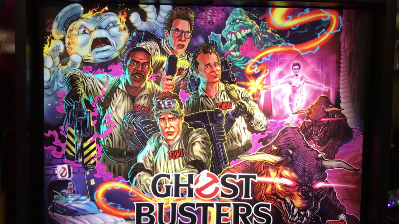 Ghostbusters Pinball Machine Backglass Translite Playfield Quick
