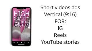 ALINBOLK Short Video Ads Vertical (9:16) GREAT FOR: IG, Reels, YouTube stories