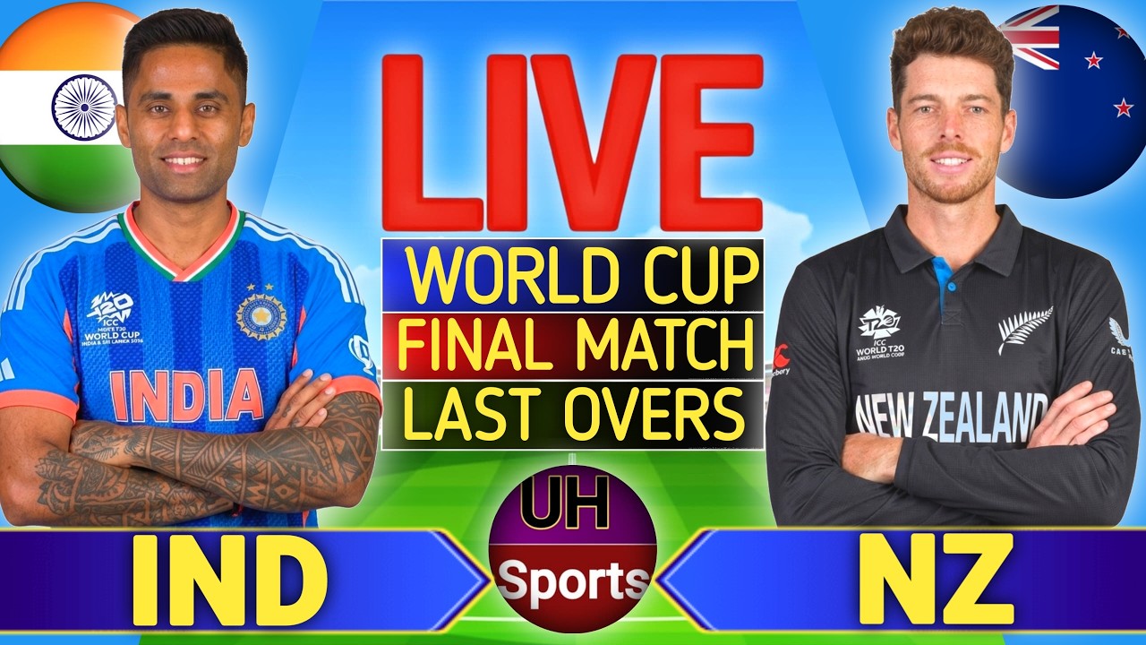 🔴IND vs NZ Live Match Cricket Scores, T20 2026 World Cup | India vs New ...
