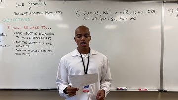 Line Segments and Segment Addition Postulates