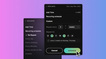Blitzit Tutorial: How to Use Custom Recurring Schedules
