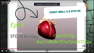 First Bell 3.0 STD 09 Biology ദഹനവും പോഷകസംവഹനവും Epi 8